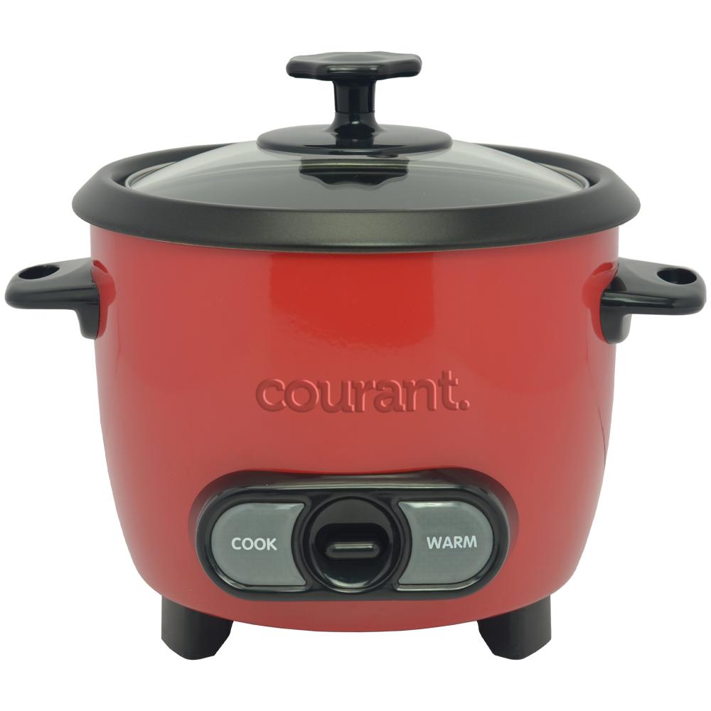 Courant Courant 6 Cups Cooked / 3 Cups Uncooked Rice Cooker - Red
