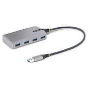 StarTech 5G4AB-USB-a-HUB Interface Hub USB 3.2 Gen 1 (3.1 Gen 1) Type-a 5000 Mbit/s Grey