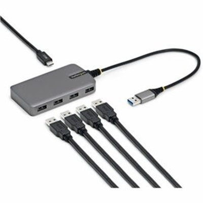 StarTech.com 4-Port USB-a to USB-a Hub, 30cm/1ft Host Cable