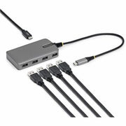 StarTech.com 4-Port USB-C Hub 5Gbps Bus Powered USB C to 4x USB-a Hub with USB-C Auxiliary Power Input 1ft/30cm Host Cable Portable Desktop/Laptop USB