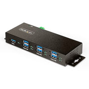 StarTech.com 5G7AINDRM-USB-a-HUB Interface Hub USB 3.2 Gen 1 (3.1 Gen 1) Type-B 5000 Mbit/s Black
