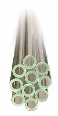 Tubing Flint Glass 5mm OD x 24" Length. Pack 10 pieces.