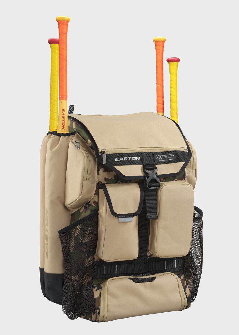 Easton Five Tool Phenom Backpack - Tan Army Camo