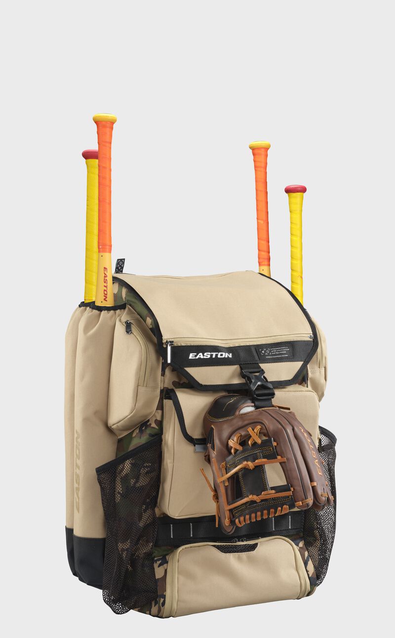 Easton Five Tool Phenom Backpack - Tan Army Camo