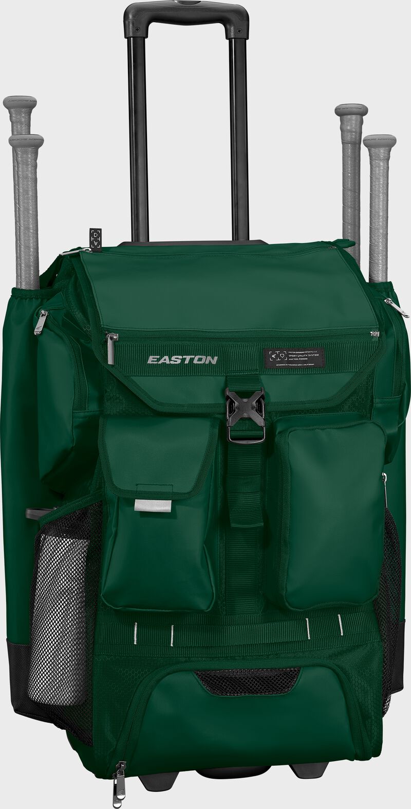 Easton Five Tool Phenom Wheeled Bag - Dark Green