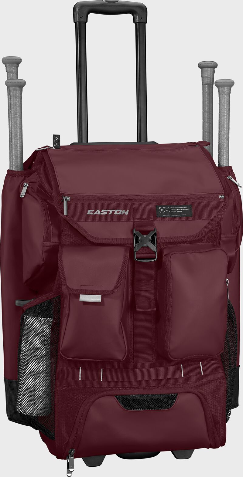 Easton Five Tool Phenom Wheeled Bag - Maroon