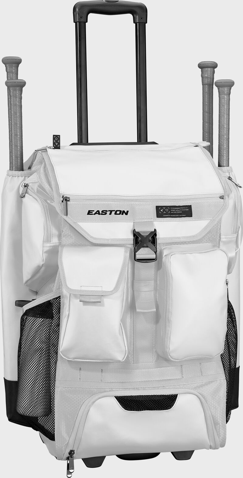 Easton Five Tool Phenom Wheeled Bag - White