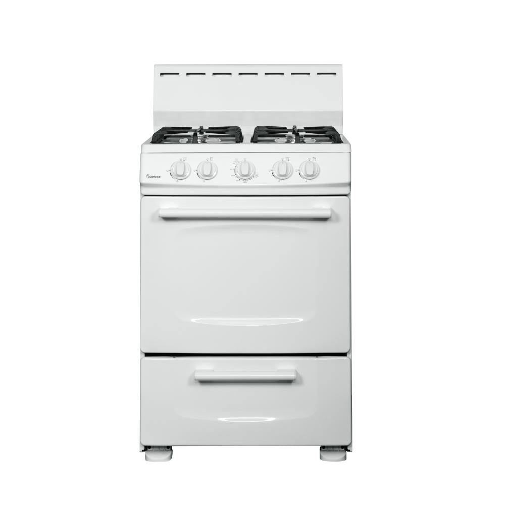Impecca Impecca 24” Gas Range, White