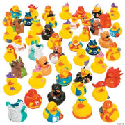 Rubber Ducky Assortment - 50 Pieces
