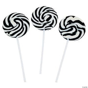 Black And White Swirl Pop - 24 Pieces