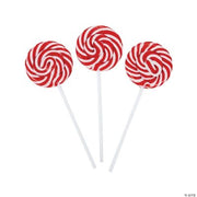 Red Swirl Pop - 24 Pieces