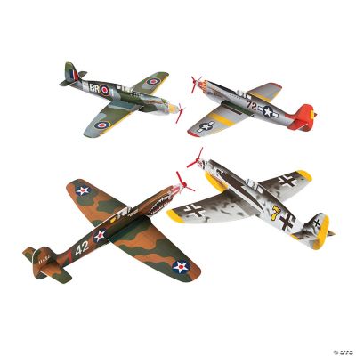 Large War Plane Gliders - 12 Pieces