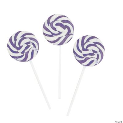 Bright Purple Swirl Pop - 24 Pieces