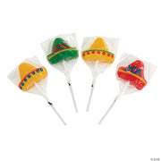 Sombrero Character Suckers - 12 Pieces