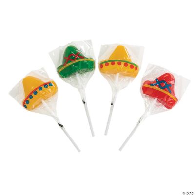Sombrero Character Suckers - 12 Pieces