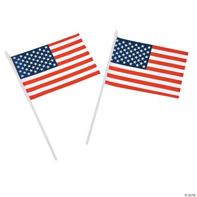 Polyester American Flag - 12 Pieces