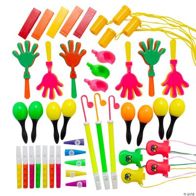 Noisemaker & Musical Instrument - 48 Pieces