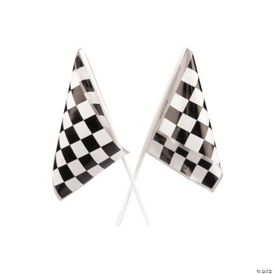Plastic Racing Flags - 72 Pieces