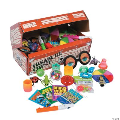 Deluxe Treasure Chest Toy Asst - 48 Pieces