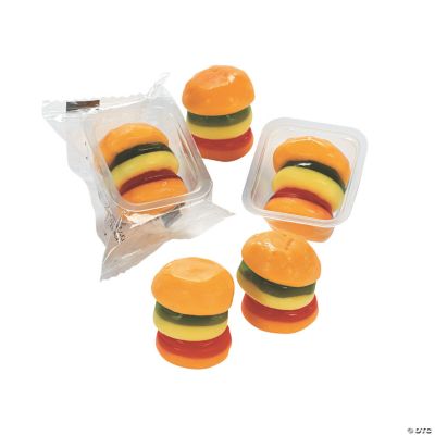 Gummy Mini Burgers - 50 Pieces