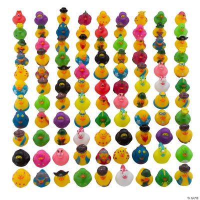 Mega Rubber Ducky Asst - 100 Pieces