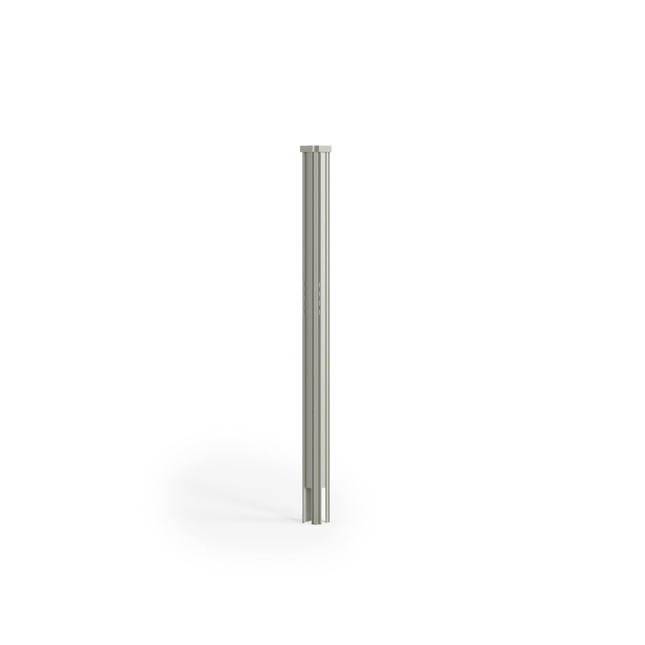 OfficeSource Panels II 42"H 4-Way Corner Connector - Light Gray