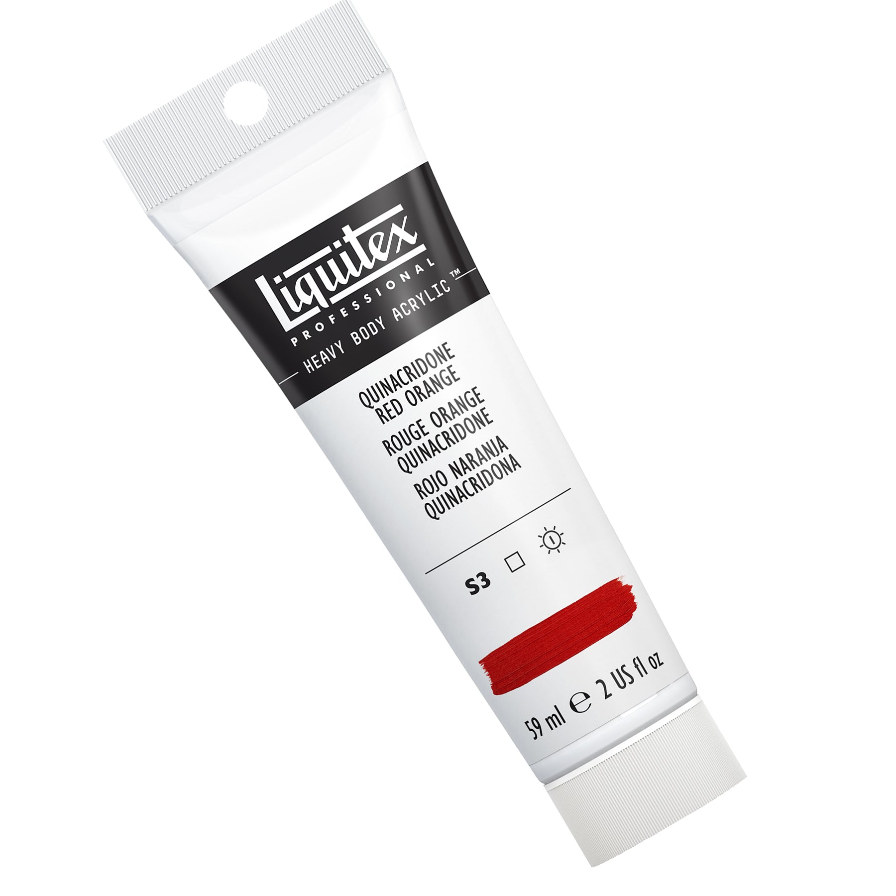 HB 59ml tube - Quinacridone Red-Orange