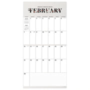 2027 BIG GRID FLORAL WALL CALENDAR