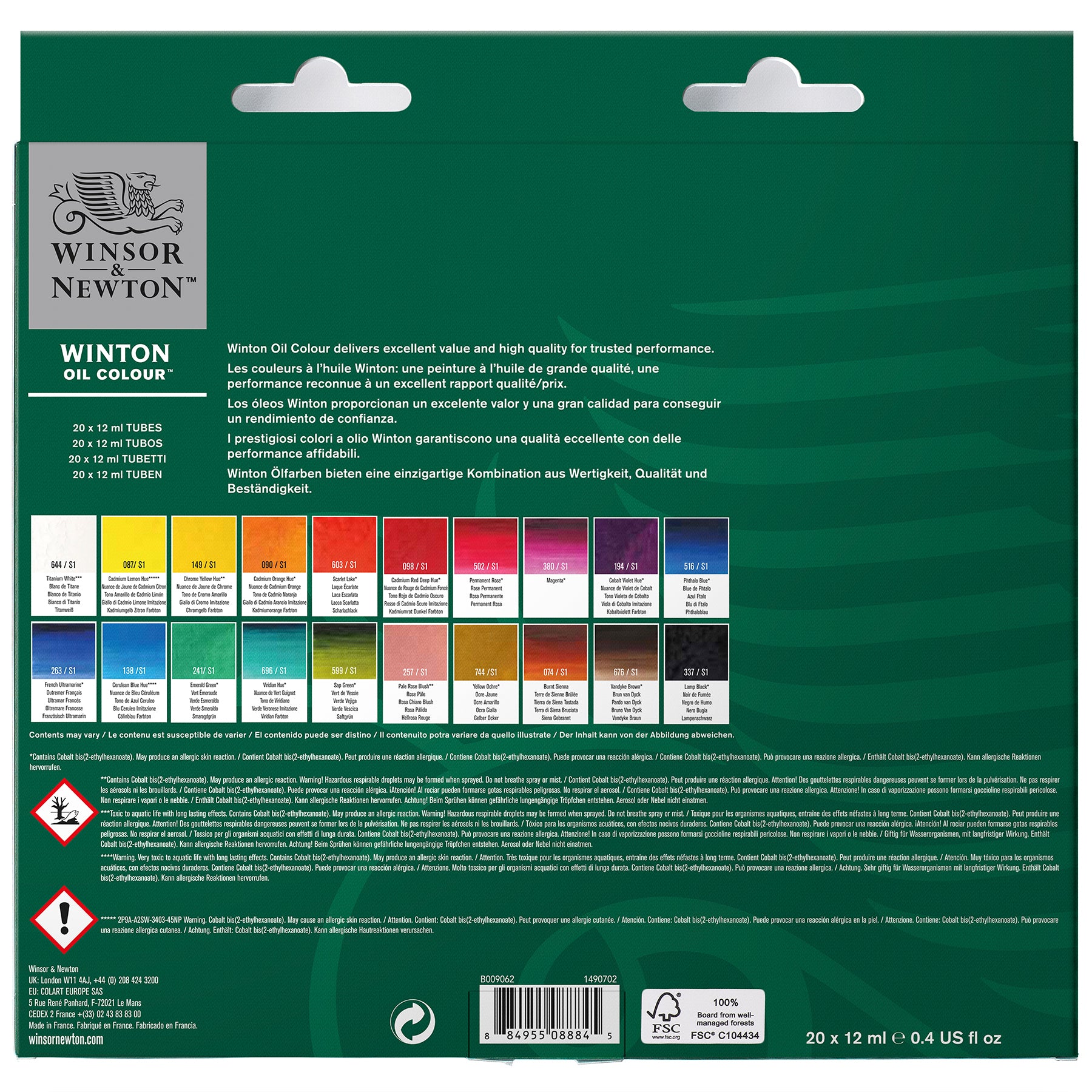 WOC - 20 x 12ml Tube Set