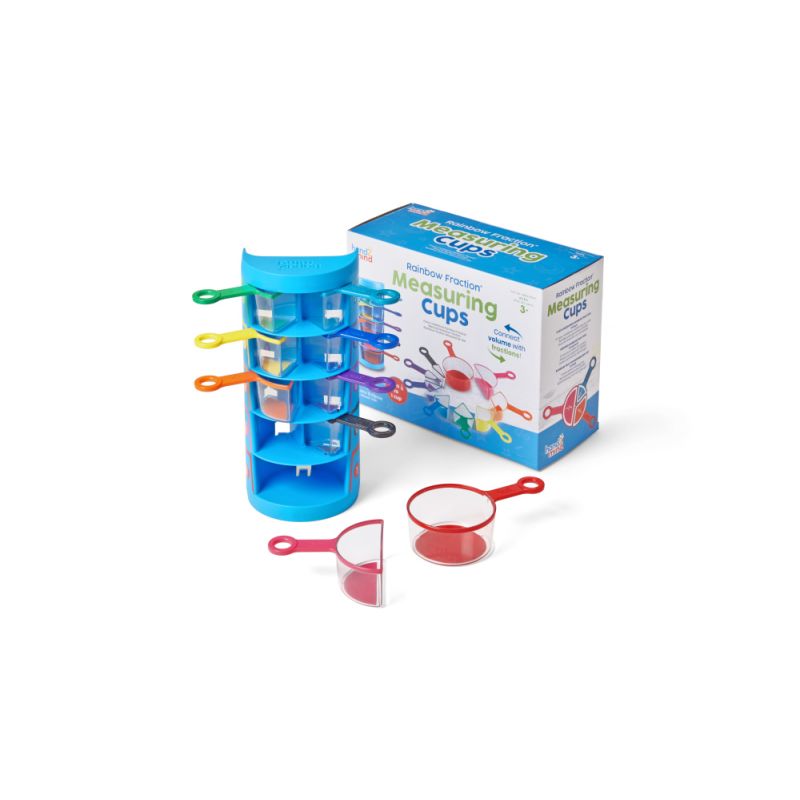 Rainbow Fraction Measuring Cups, 9 Cups