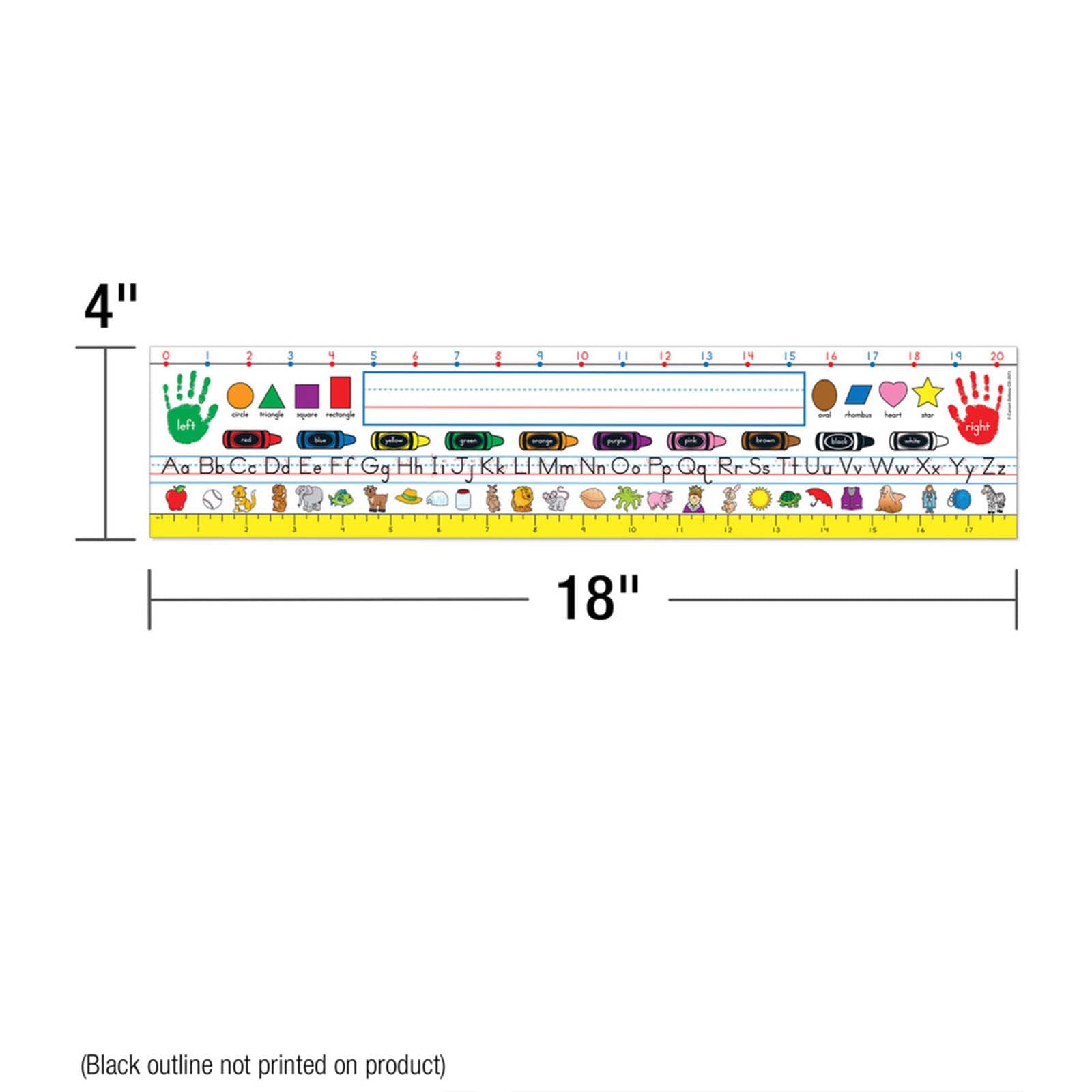 Traditional Manuscript Nameplates, Grade K-3, Pack of 36