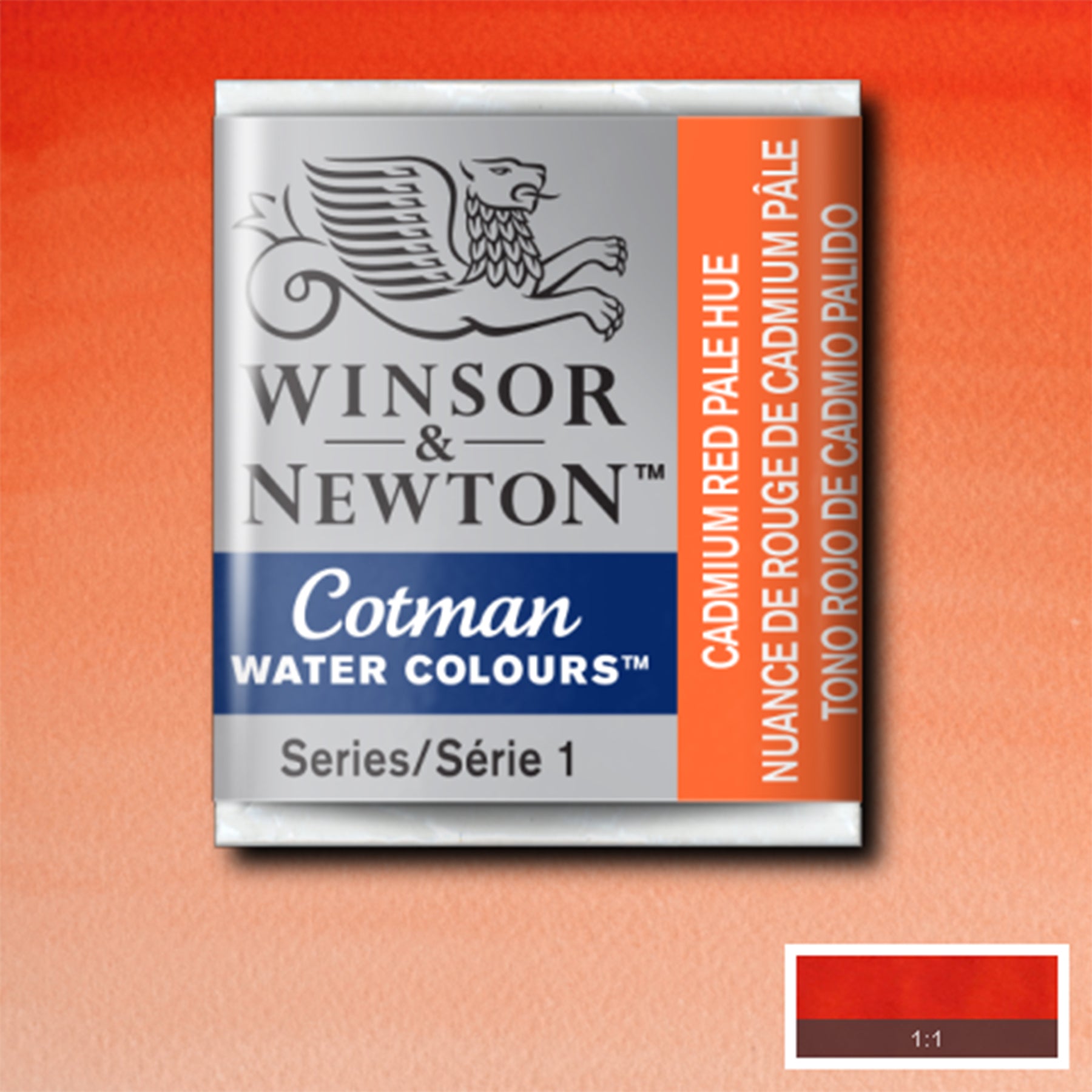 CWC Half Pan - Cadmium Red Pale Hue