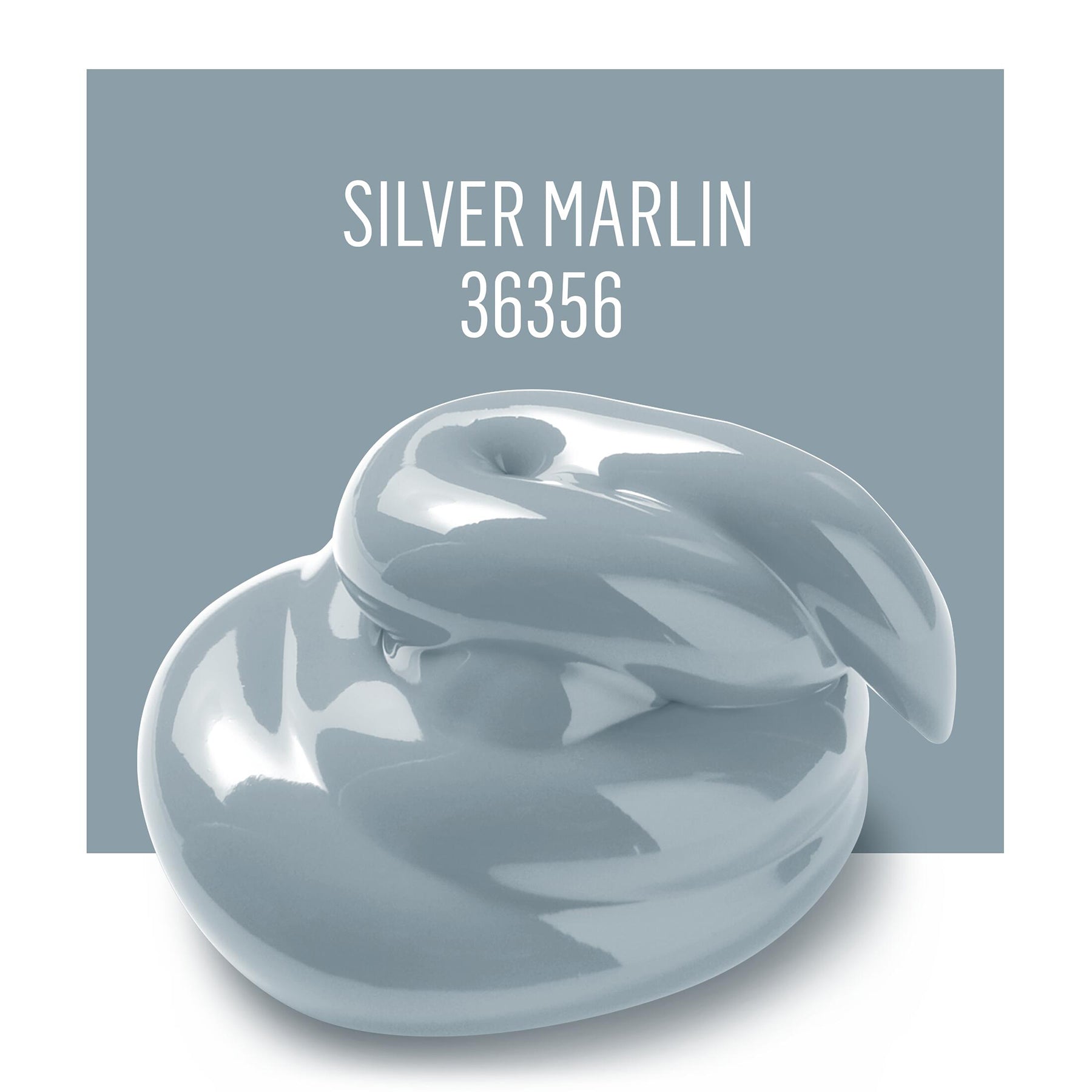 Acrylic Paint Matte, 8oz., Silver Marlin
