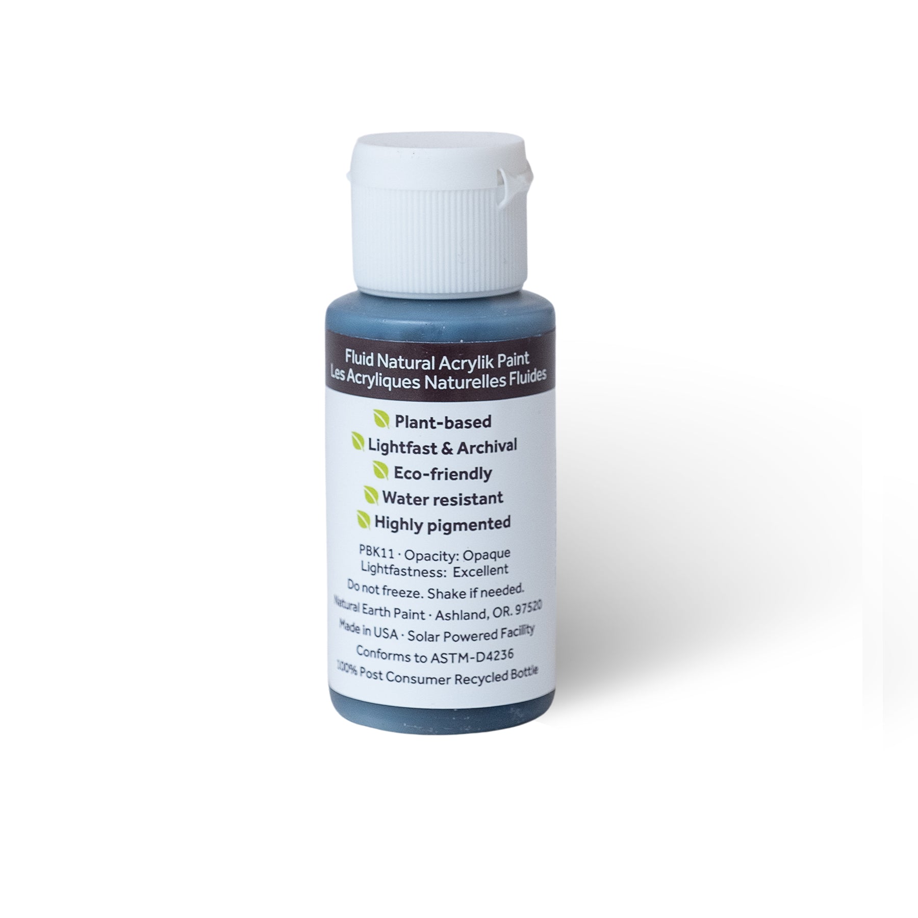 Natural Fluid Acrylik - 1 oz - Black Ochre