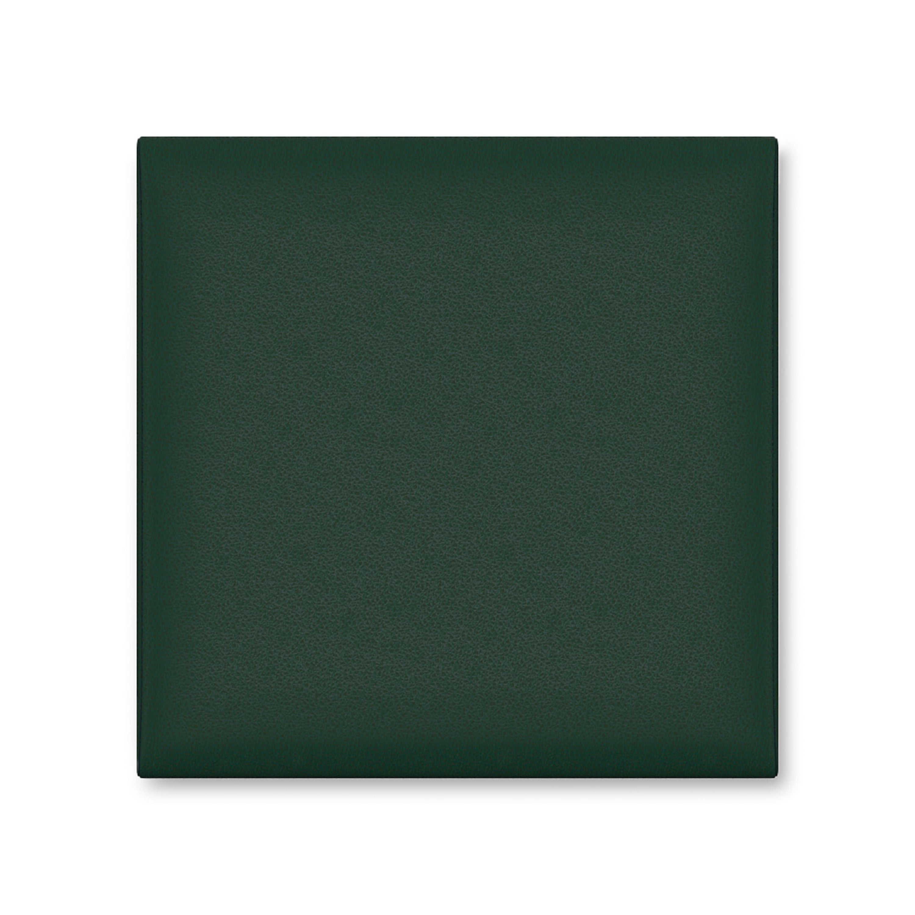 Jaxx Panelist Modern Padded Headboard- Wall Mounted Panel (22.5" x 22.5") - 1 Pack, Vegan Leather, Genesis Green