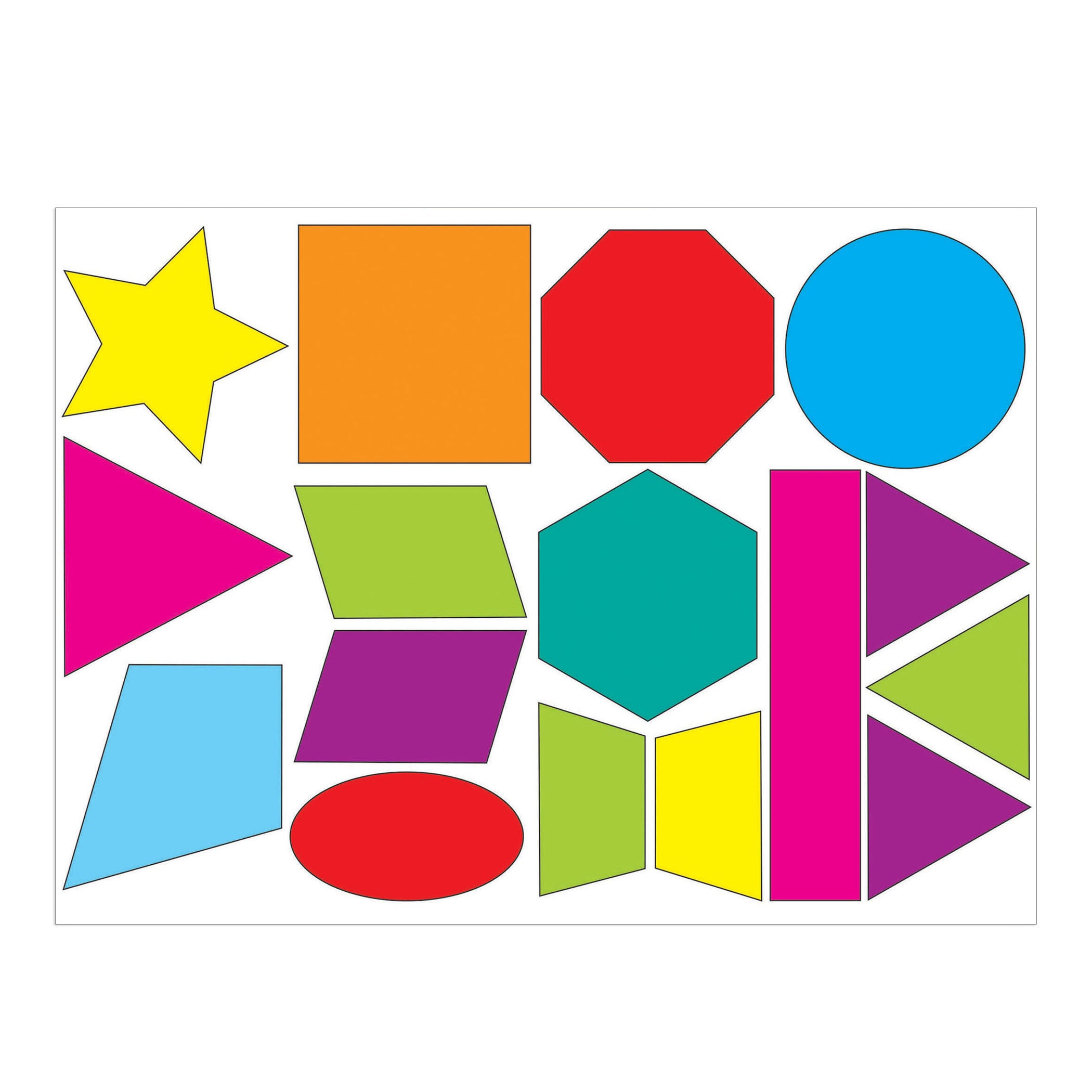 Math Die-Cut Magnets, Shapes