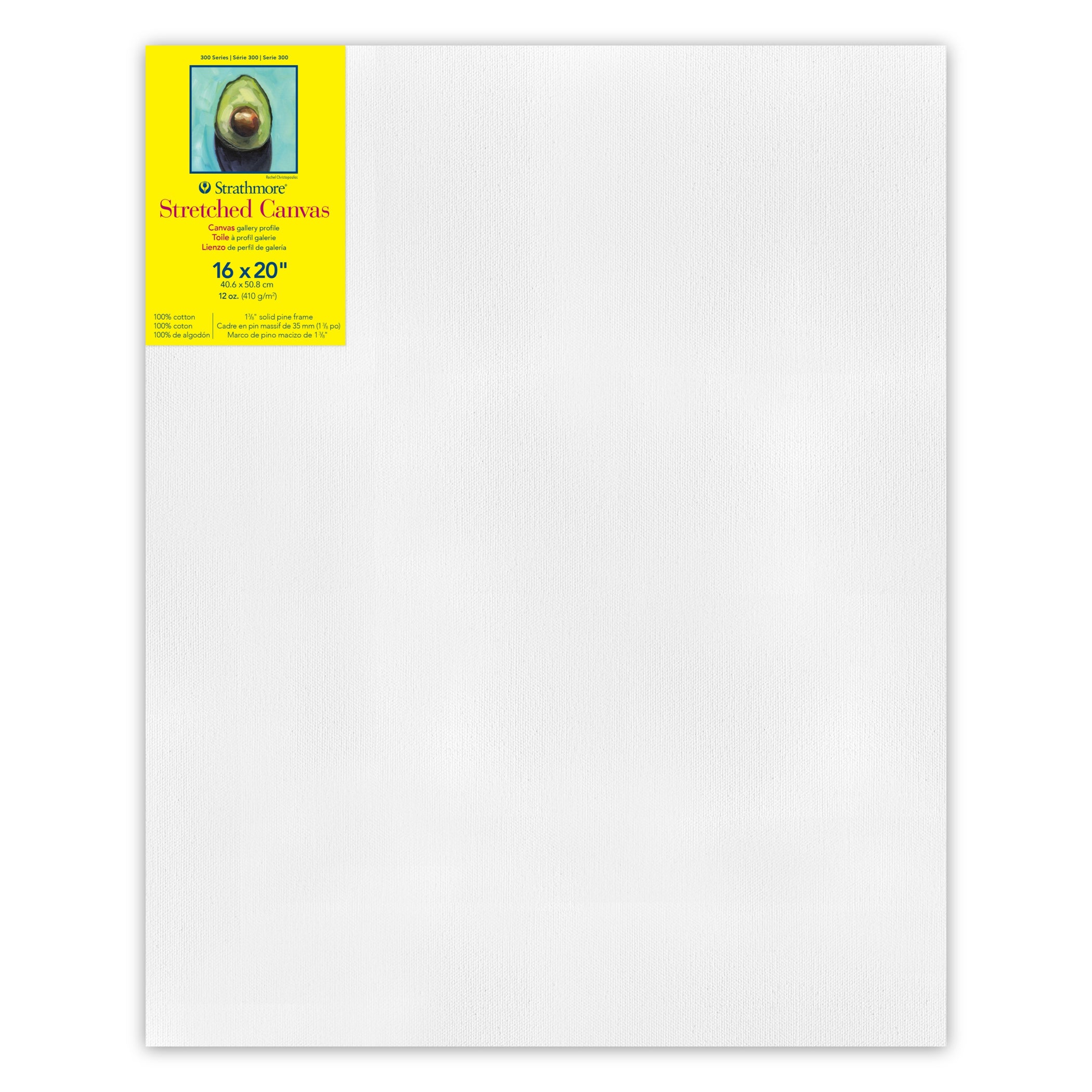300 Series Gallery Stretched Canvas, 16x20 inch