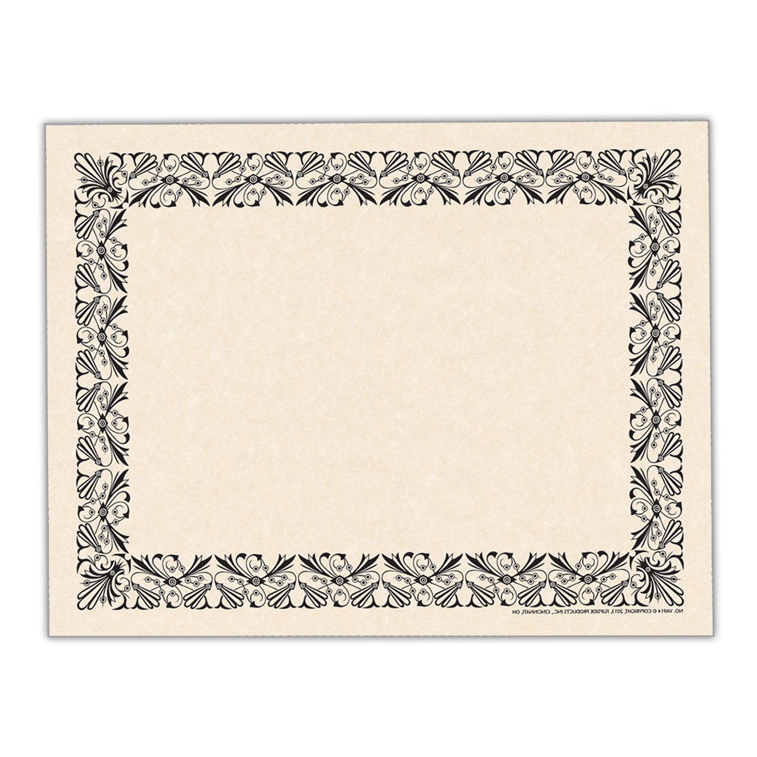 Art Deco Set - Black Border Paper, Plain Folders, Gold Seals