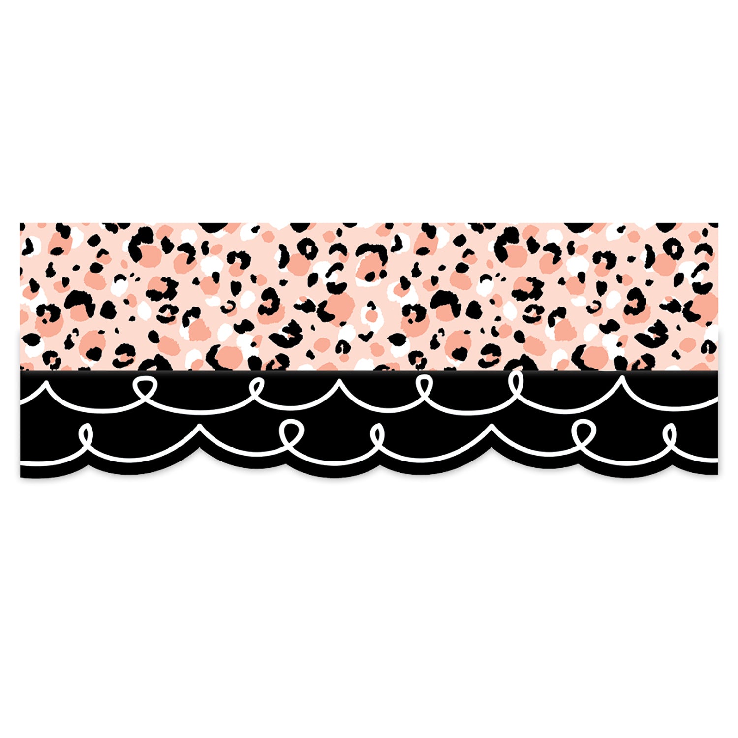 Jungle Friends Blush Leopard EZ Border, 48 Feet