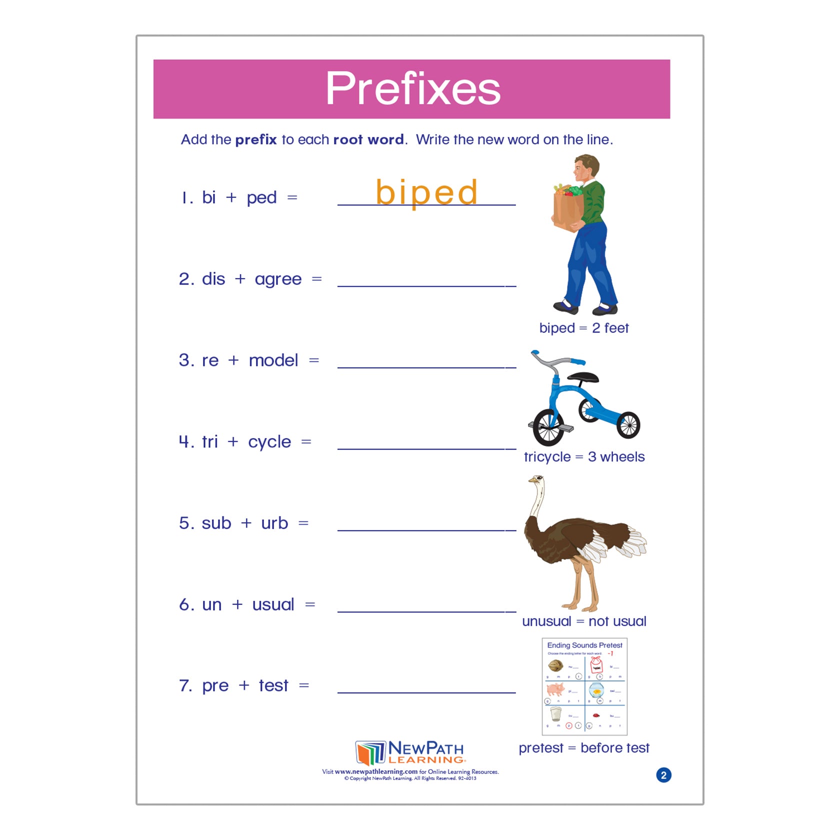 Prefixes Learning Center, Grades 1-2