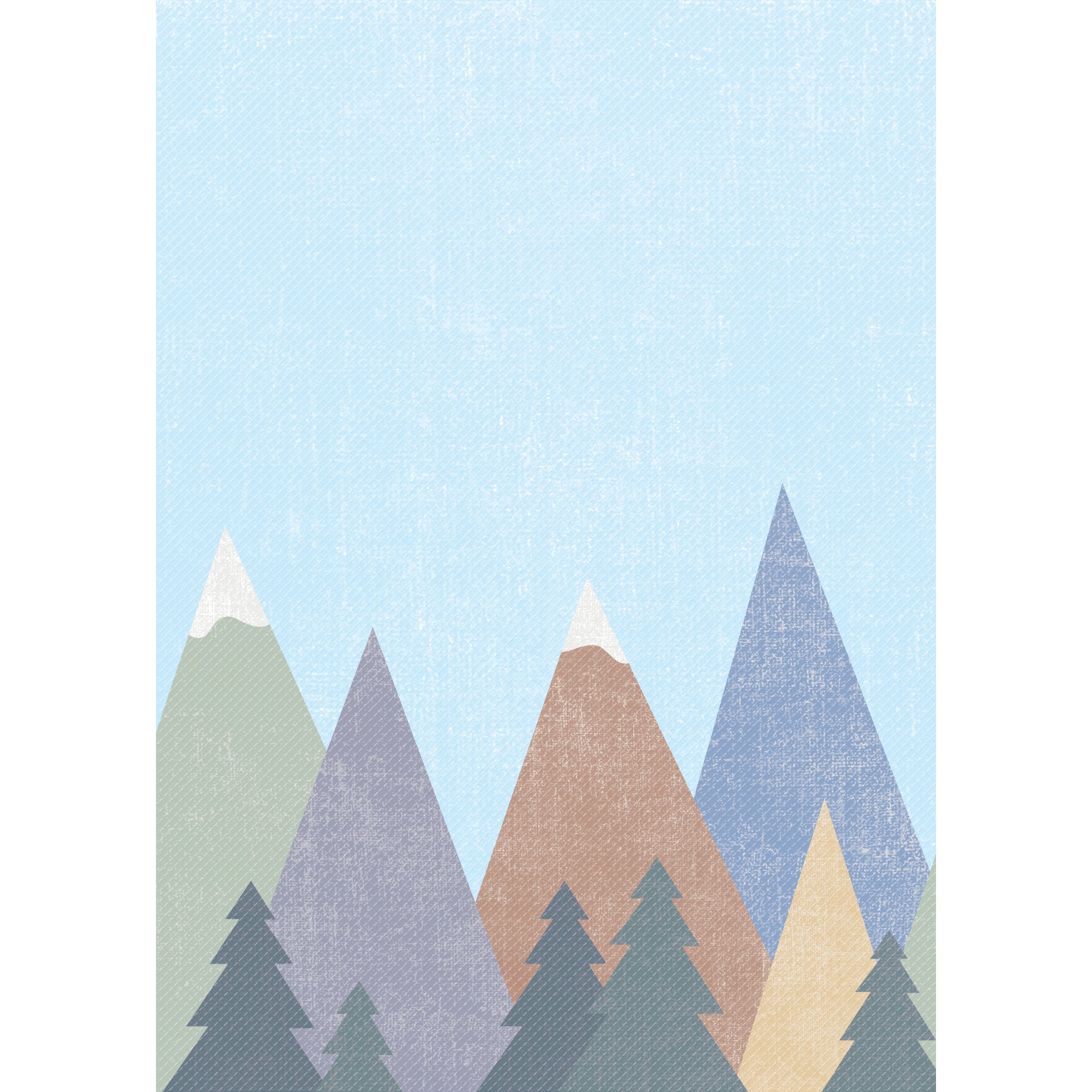Better Than Paper Bulletin Board Roll, Moving Mountains, 4-Pack