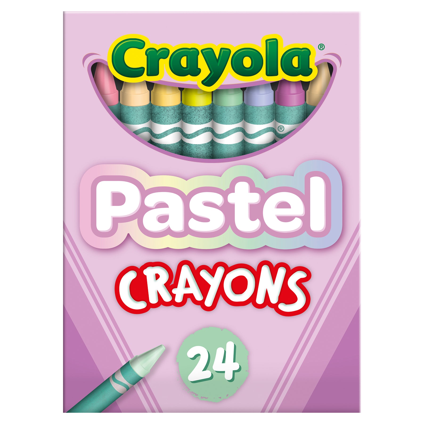 Pastel Crayons, 24 Colors