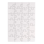 Blank Puzzle - 28pcs, 5.5"x8", 24 puzzles *(28MB24W)