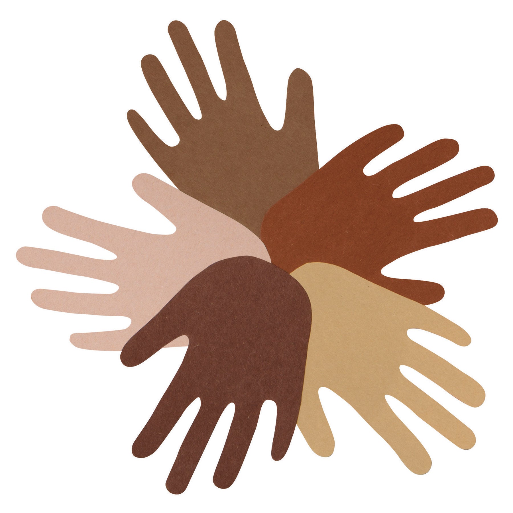 Shades of Me Construction Paper, Medium Weight, 5 Assorted Skin Tone Colors, 12" x 18", 50 Sheets
