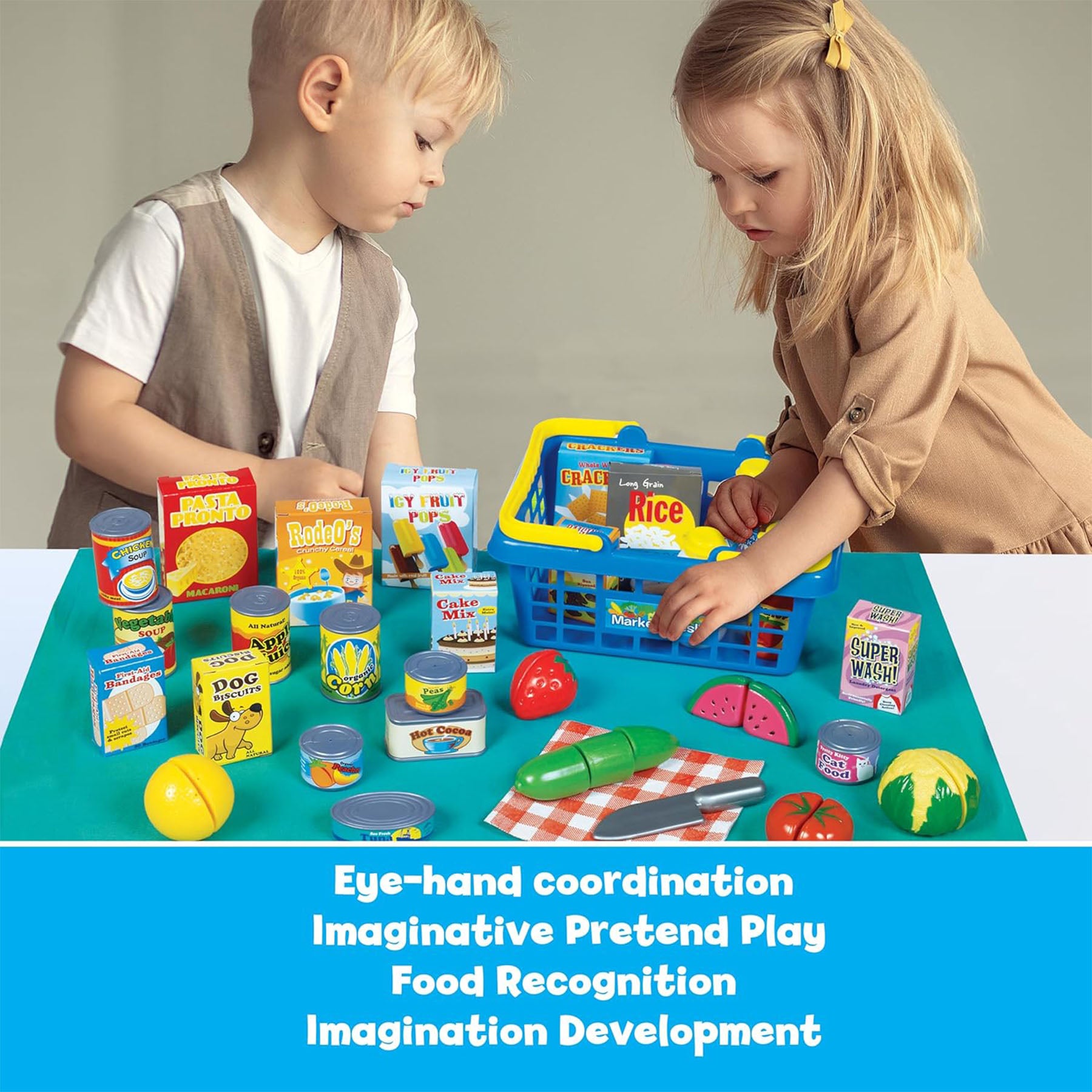 Get To The Grocer 32-Piece Pretend Playset
