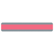Double Wide Sentence Strip Reading Guide, 1-1/4" x 7-1/4", Rose