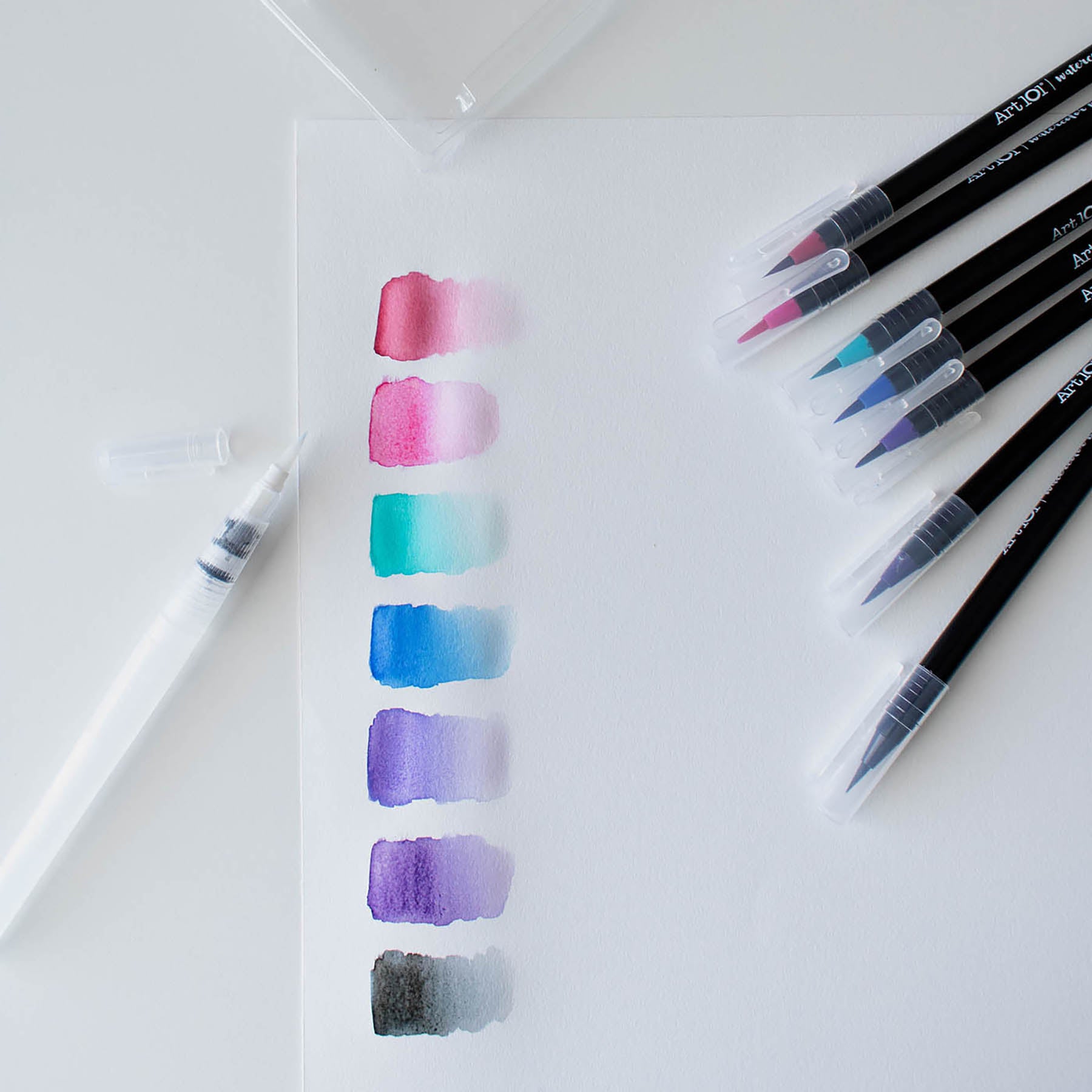 Watercolor Brush Pens, 24-Pack