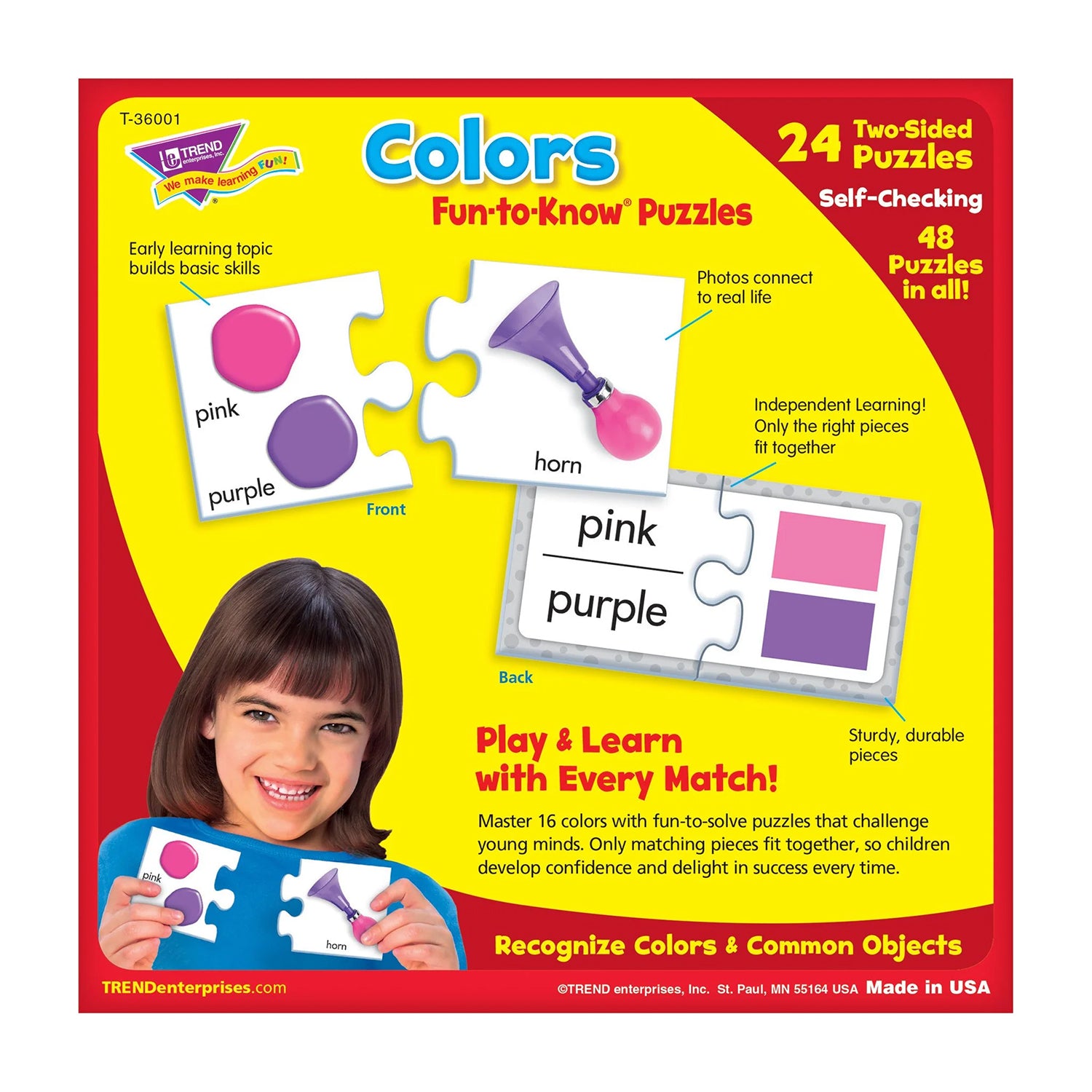 Colors Fun-to-Know® Puzzles