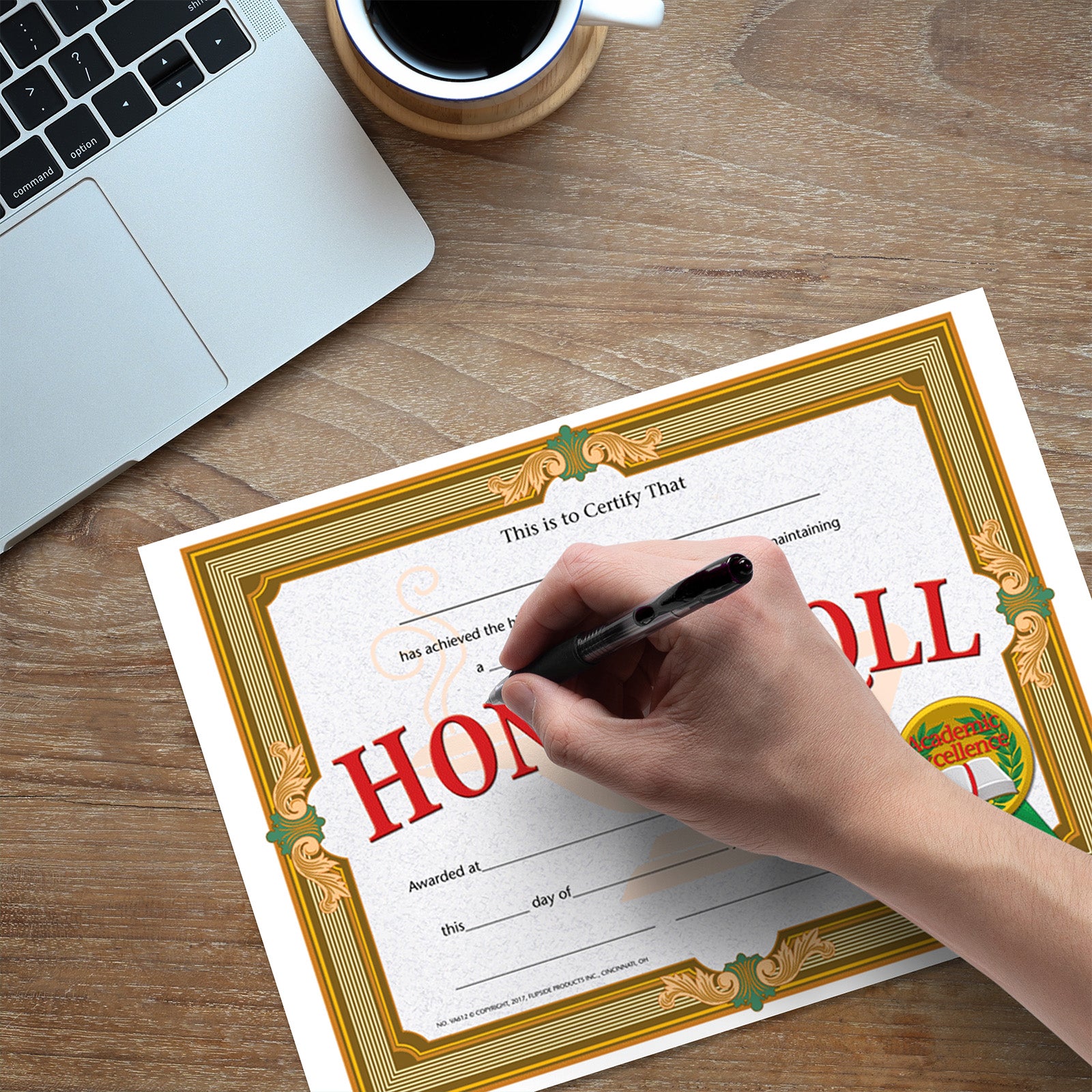 Honor Roll Certificate, 8.5" x 11", Pack of 30