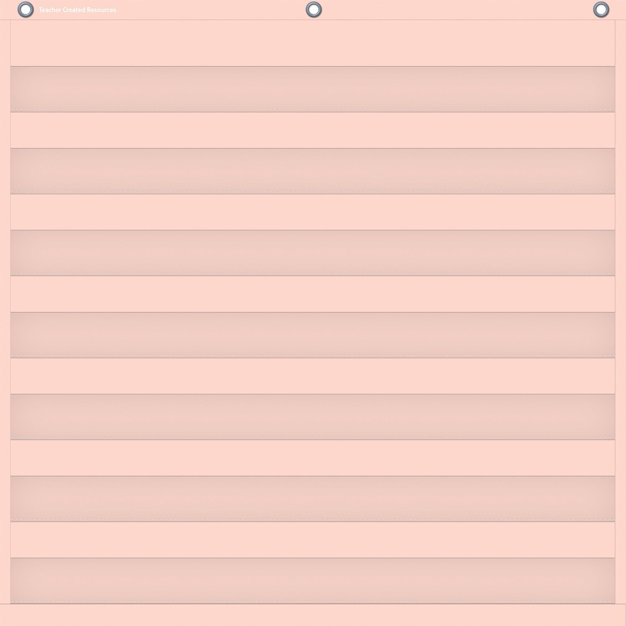 Blush 7 Pocket Chart, 28" x 28"